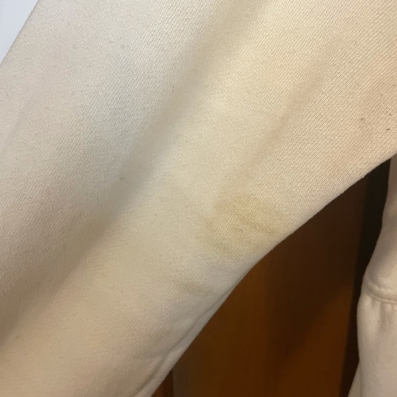 Prana Mila Sweater Jacket Cream Asymmetrical Full Zip - Picture 8 of 11